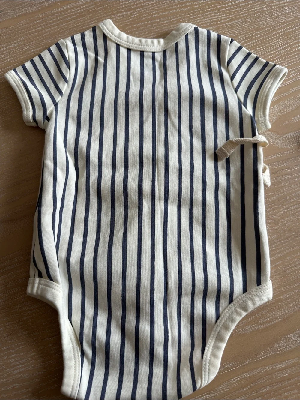 Pehr Striped Navy and Cream Baby One-Piece Bodysuits (2-Pack)